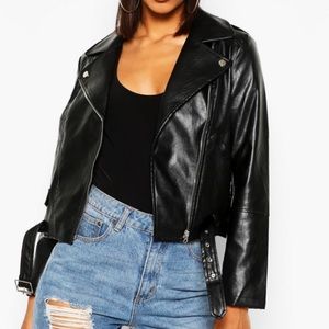 Faux Leather Jacket